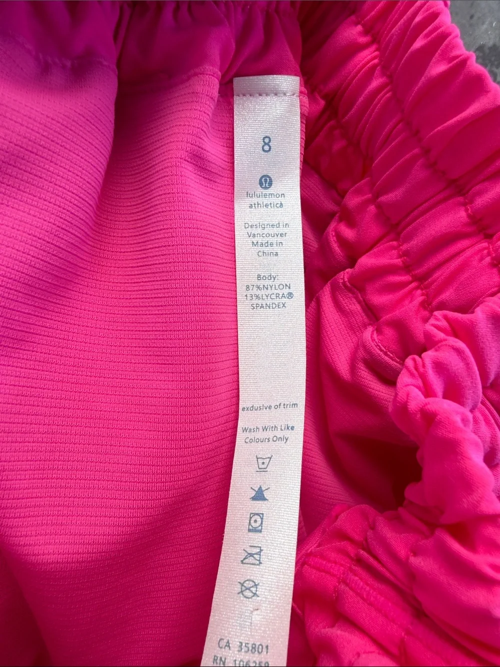 lululemon athletica Bright Pink Athletic Shorts